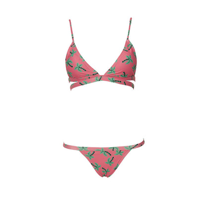 Printing bikinis split set swimsuit