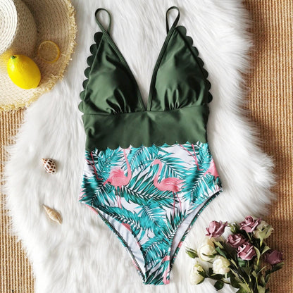 Women swimwear Swimsuit Bikini  Plus Size One Piece