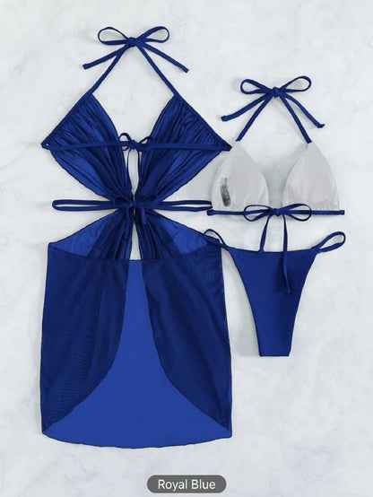 Women's Split Swimsuit Three-piece Bikini