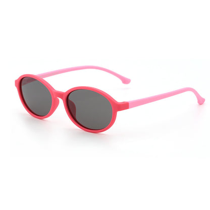 Children Oval Silicone Sunglasses