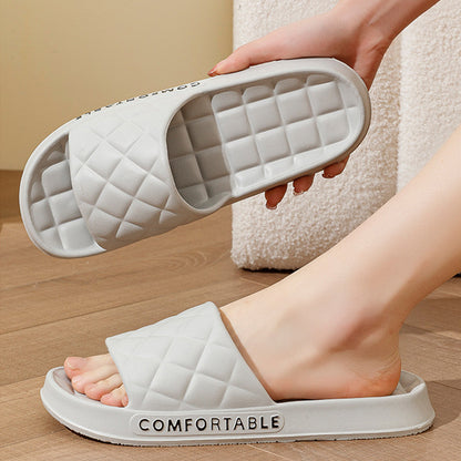 Soft-soled Silent Indoor Floor Bathing Slippers for Men and Women