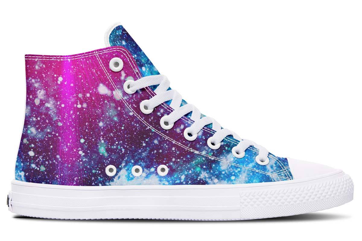 Printed Couple High-top Canvas Shoes