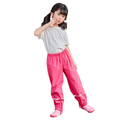 Children's Spring And Autumn Kindergarten Waterproof Pants