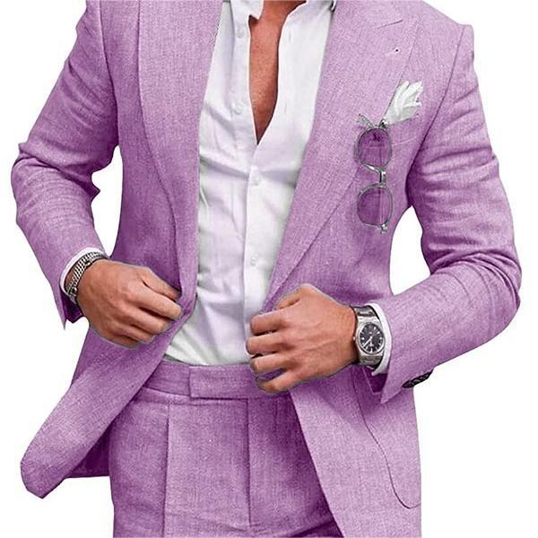 One Button Two-piece Suit