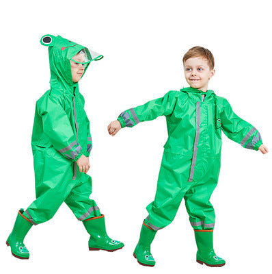 Eco-friendly Conjoined Raincoat With Pants