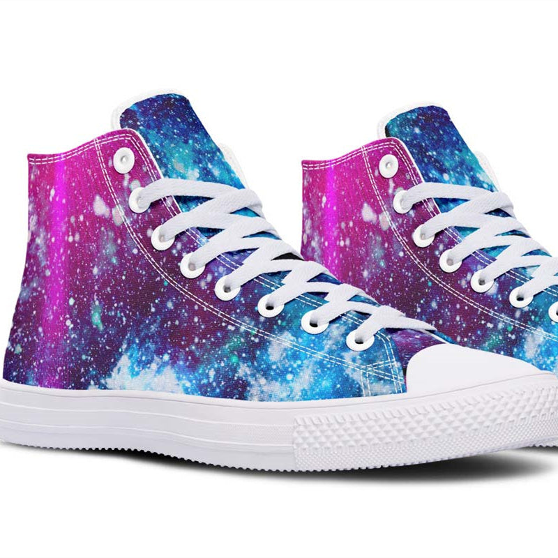 Printed Couple High-top Canvas Shoes