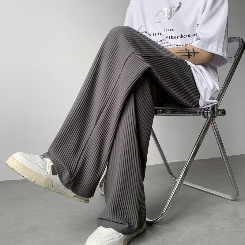 Fashion Personality  Wide-leg Pants Men