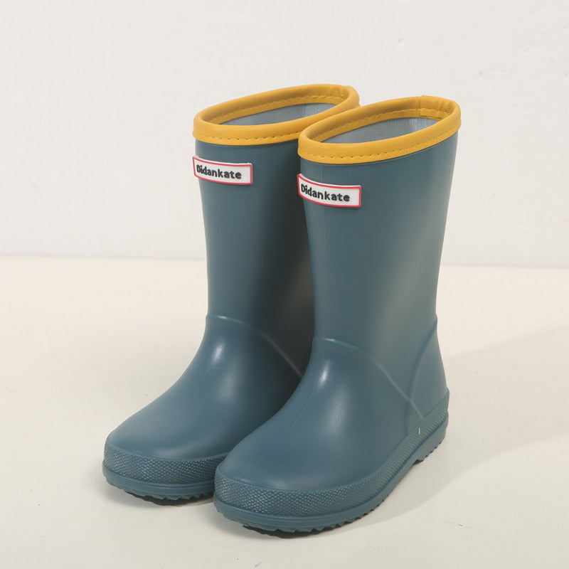 Children's Soft Bottom Lightweight Mid-calf Rain Boots