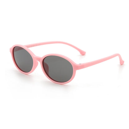 Children Oval Silicone Sunglasses