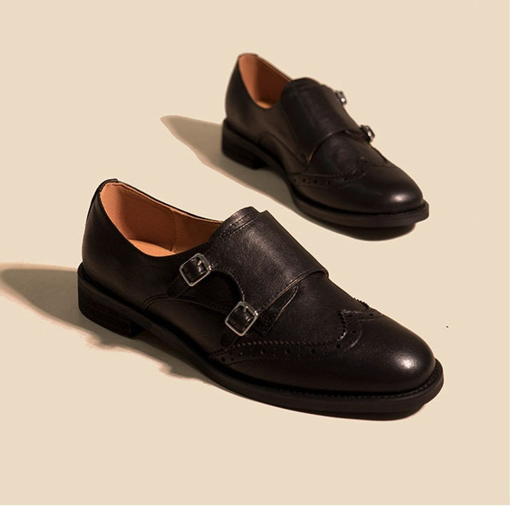 British Style Brogue Leather Shoes