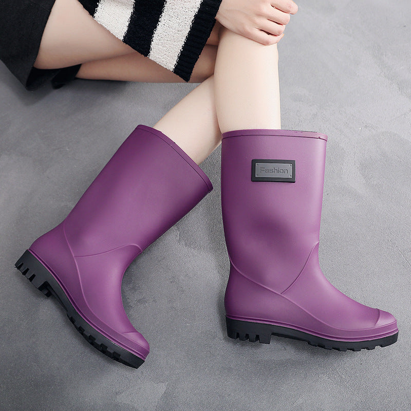 Thickened Detachable Cotton Water Boots For Warmth And Rain Boots