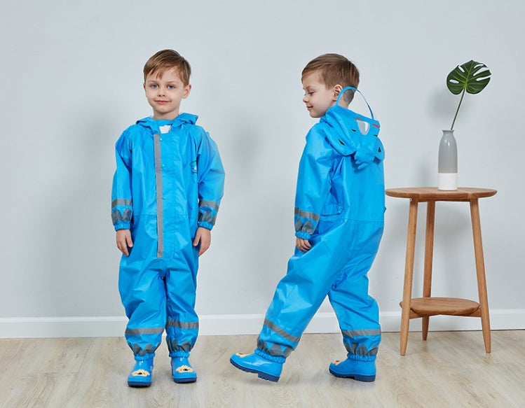 Eco-friendly Conjoined Raincoat With Pants