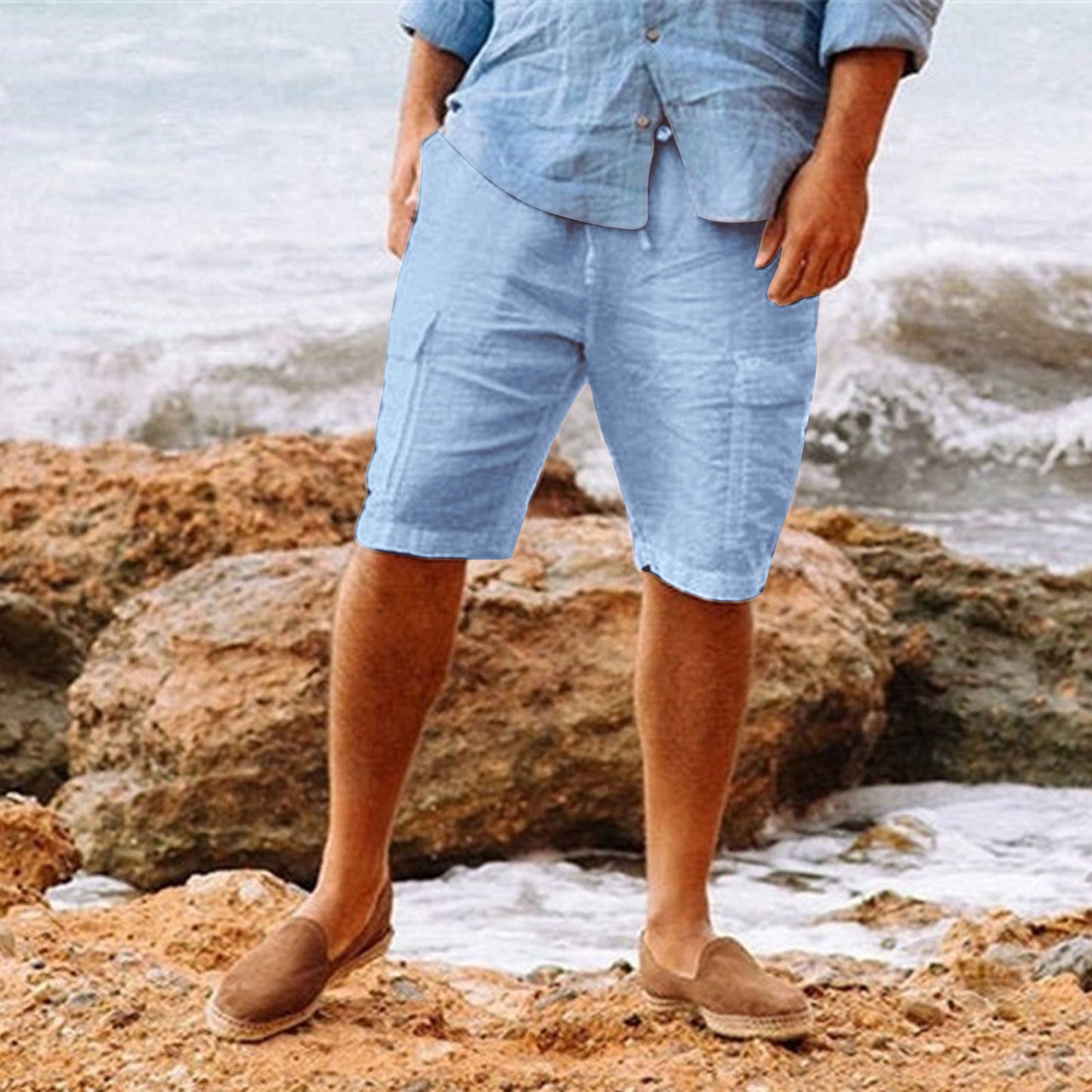 Summer- Hawaiian Cotton  Shorts