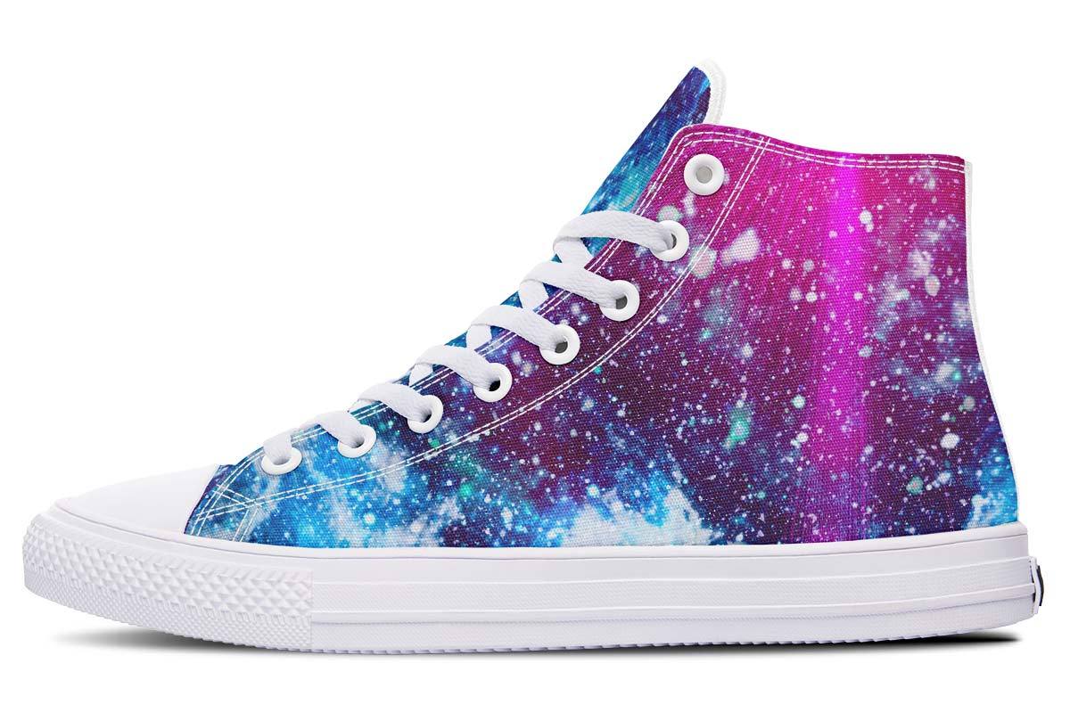 Printed Couple High-top Canvas Shoes