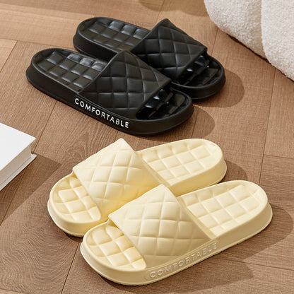 Soft-soled Silent Indoor Floor Bathing Slippers for Men and Women