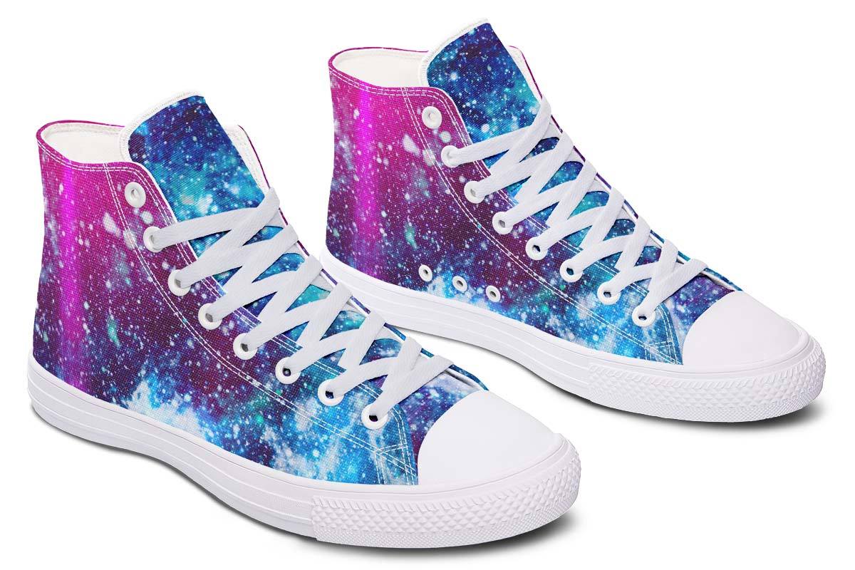 Printed Couple High-top Canvas Shoes