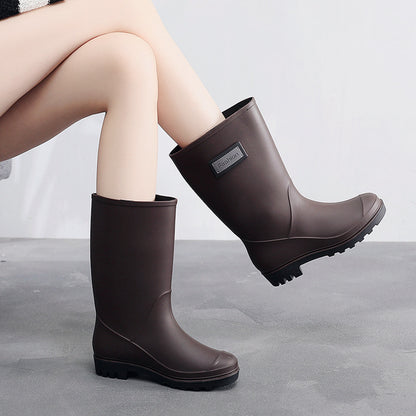 Thickened Detachable Cotton Water Boots For Warmth And Rain Boots