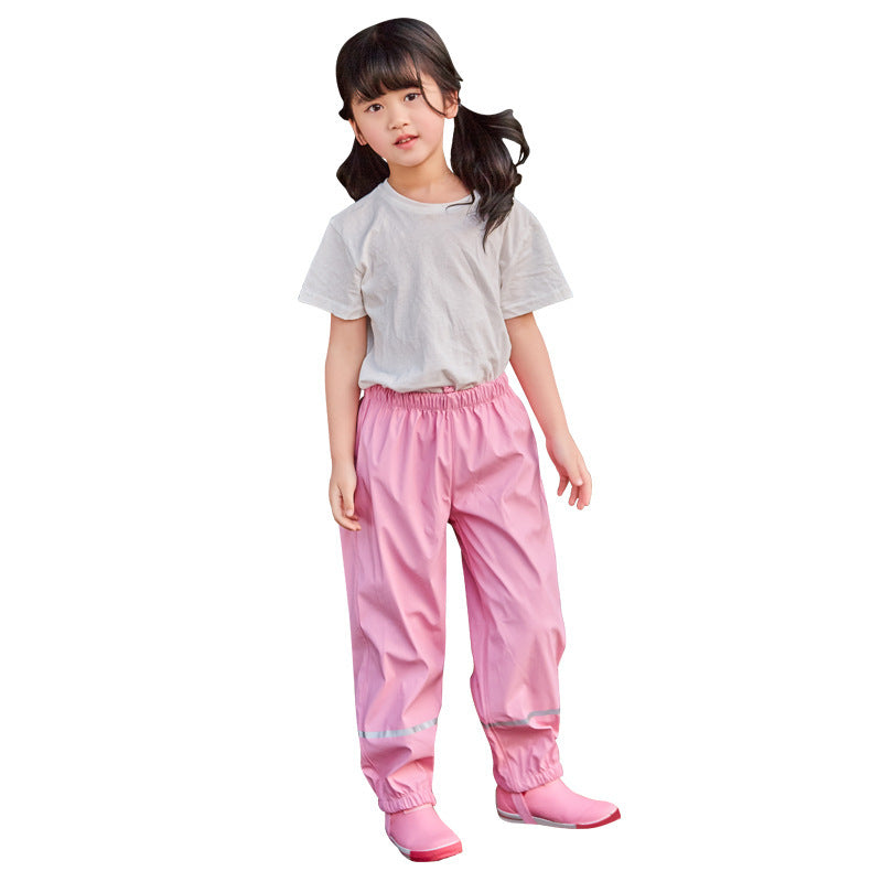 Children's Spring And Autumn  Kindergarten Waterproof Pant