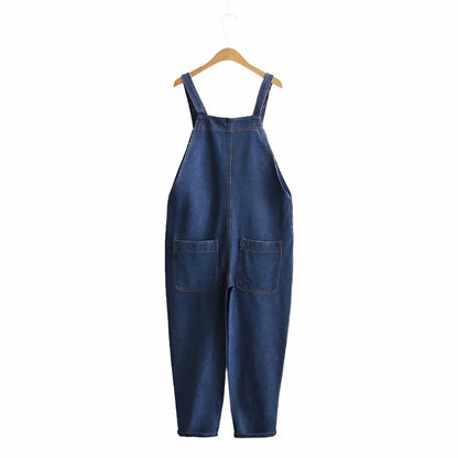 Denim Overalls Jeans Jumpsuit  Woman