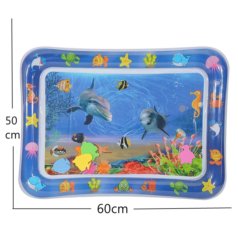 Baby Water Mat Inflatable Cushion Infant Toddler Water Play Mat for Children Early Education Developing Baby Toy Fun Summer Toys