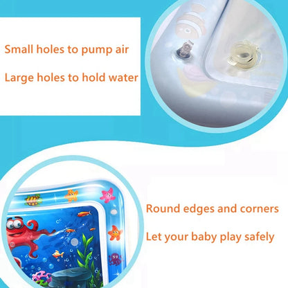 Baby Water Mat Inflatable Cushion Infant Toddler Water Play Mat for Children Early Education Developing Baby Toy Fun Summer Toys