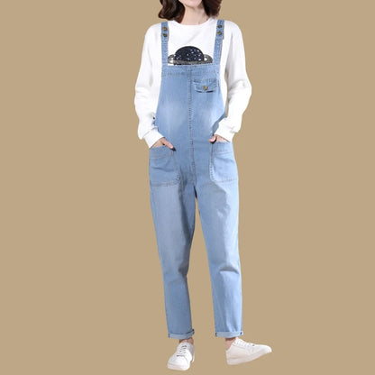 Denim Overalls Jeans Jumpsuit  Woman