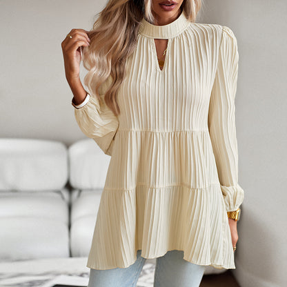 Elegant Long-sleeved Top