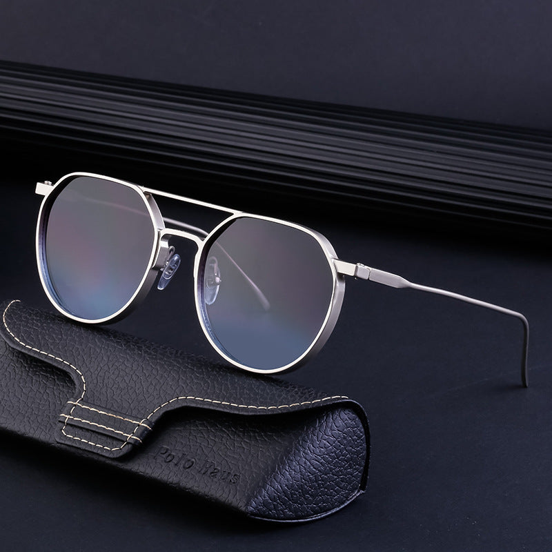 Vintage Round Frame Sunglasses