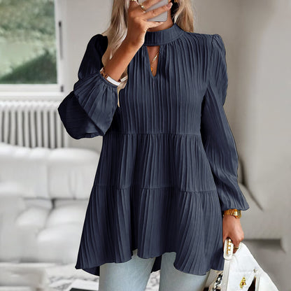 Elegant Long-sleeved Top