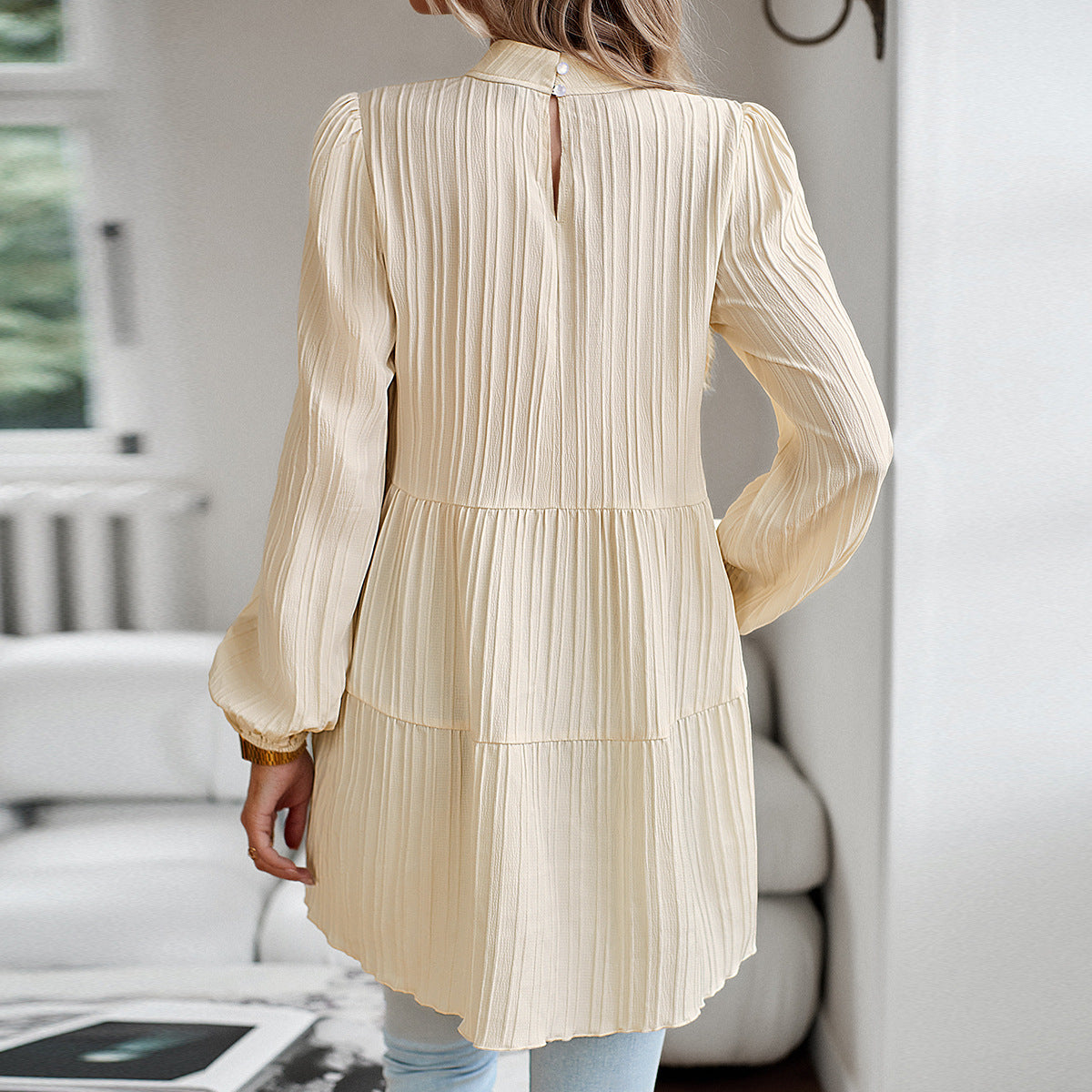 Elegant Long-sleeved Top