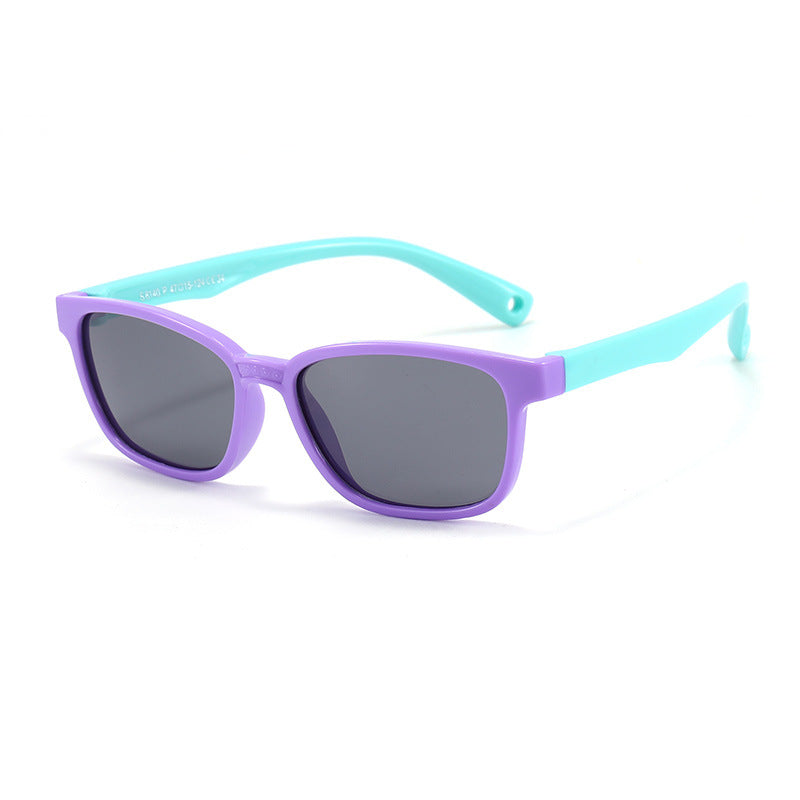 New Square Children's Silicone Sunglasses