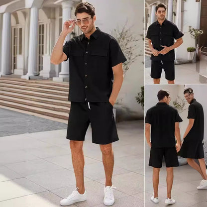 Men's Trendy Shorts Short Sleeve Suit