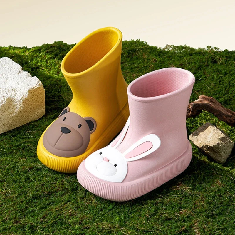 Children Rain Boots Four Season Shoes Waterproof