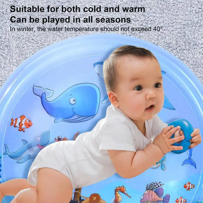 Baby Water Play Mat Inflatable Cushion PVC Infant Tummy-Time