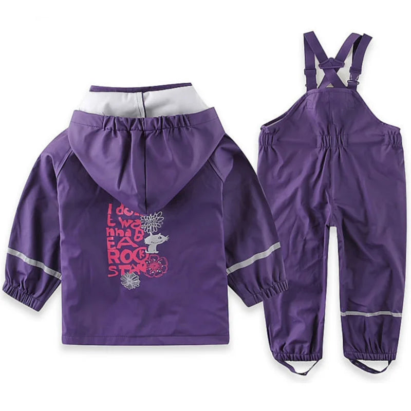 Children's wind and rain proof clothes unisex