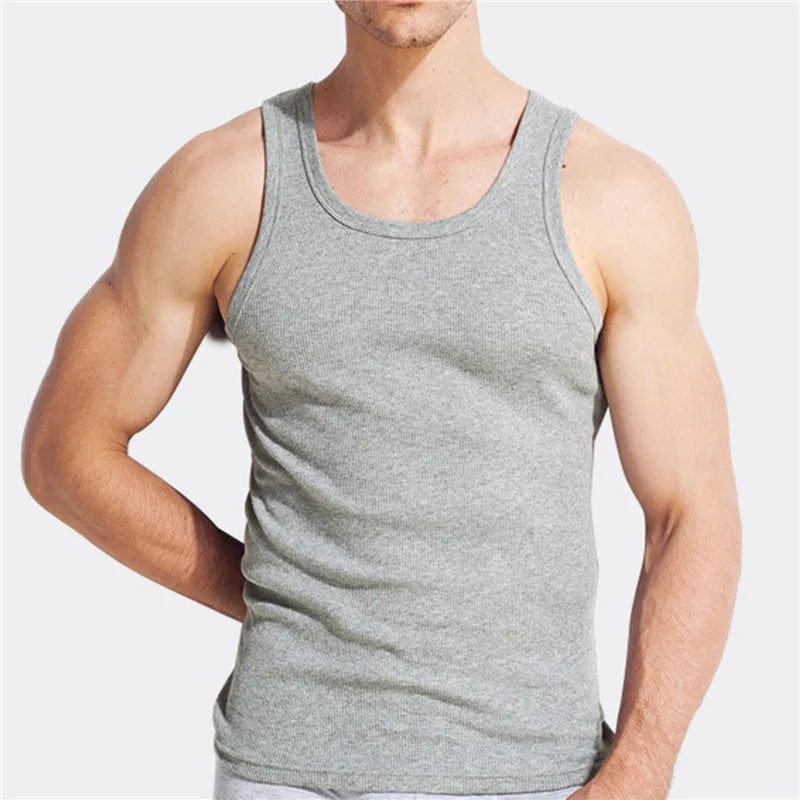 Men Cotton Underwear Sleeveless Top