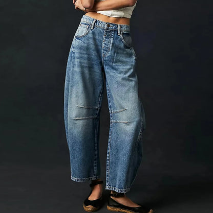 Cropped Denim Pants for women