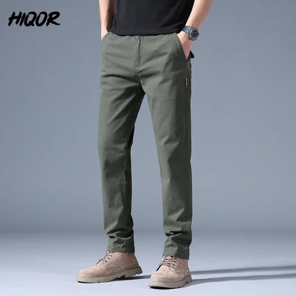 Spring Summer Straight Trousers For Men