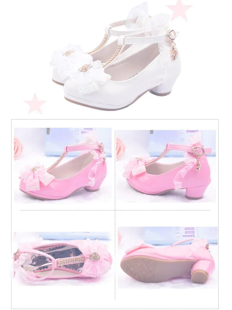 Party Leather Shoes for Girls