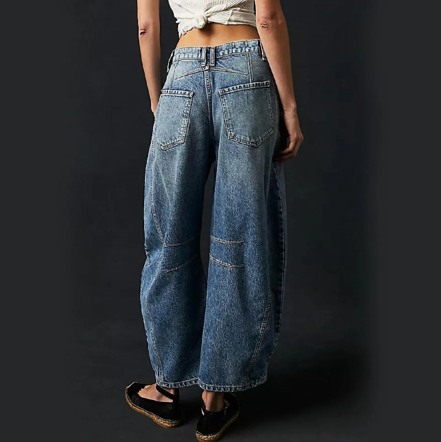 Cropped Denim Pants for women