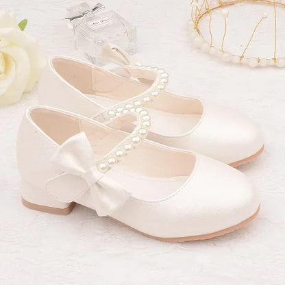 Leather High Heel Princess Shoes