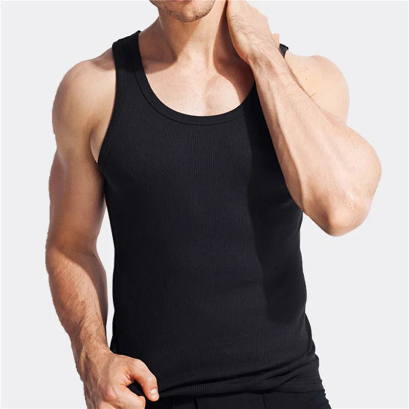 Men Cotton Underwear Sleeveless Top