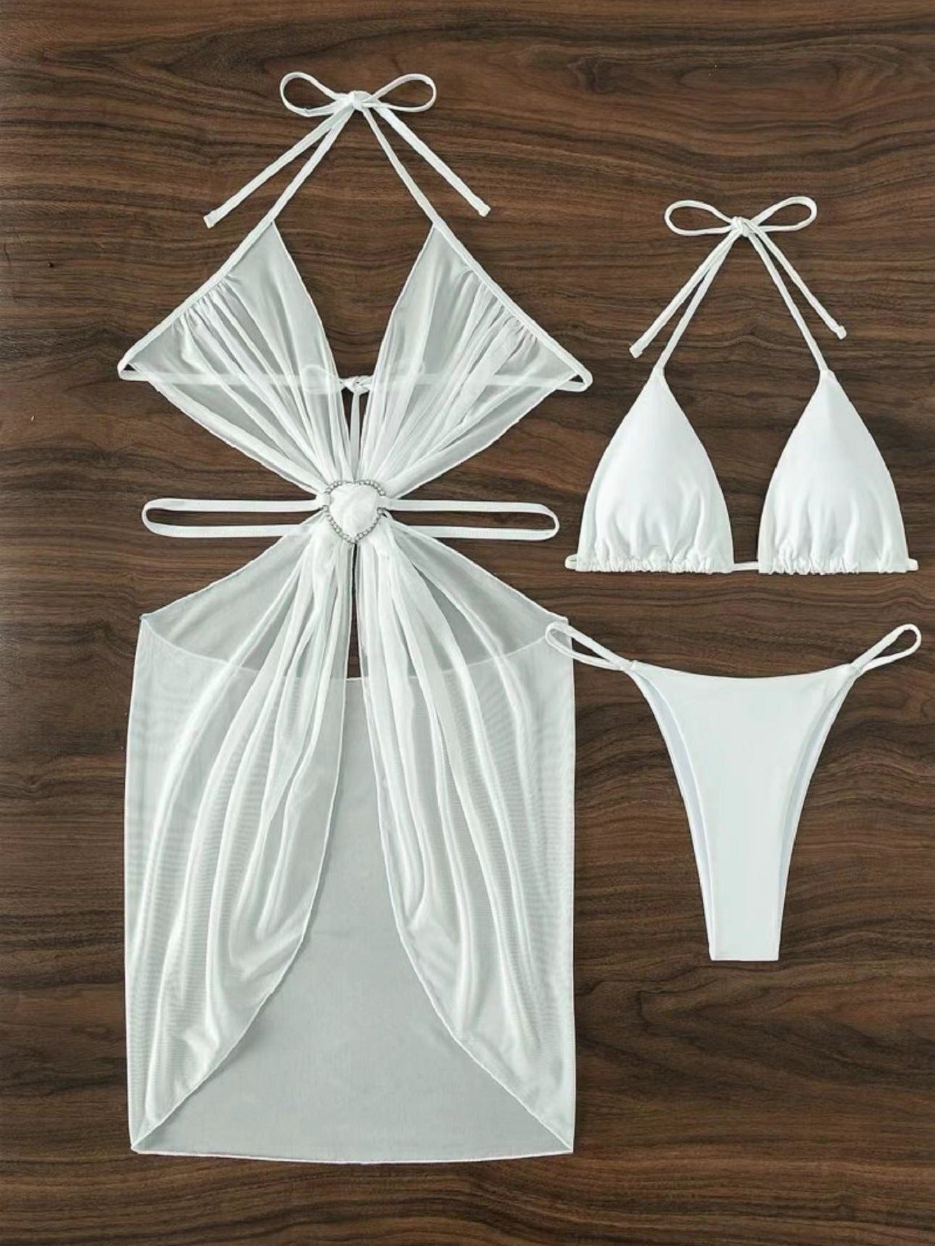 Women's Split Swimsuit Three-piece Bikini