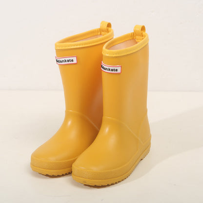 Children's Soft Bottom Lightweight Mid-calf Rain Boots