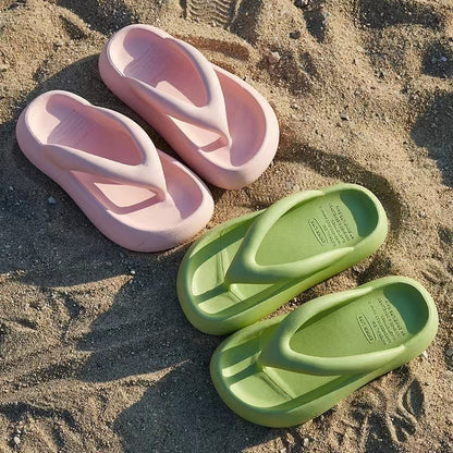 Thick-soled Flip-flops Summer Indoor Outdoor Holiday Beach sandels