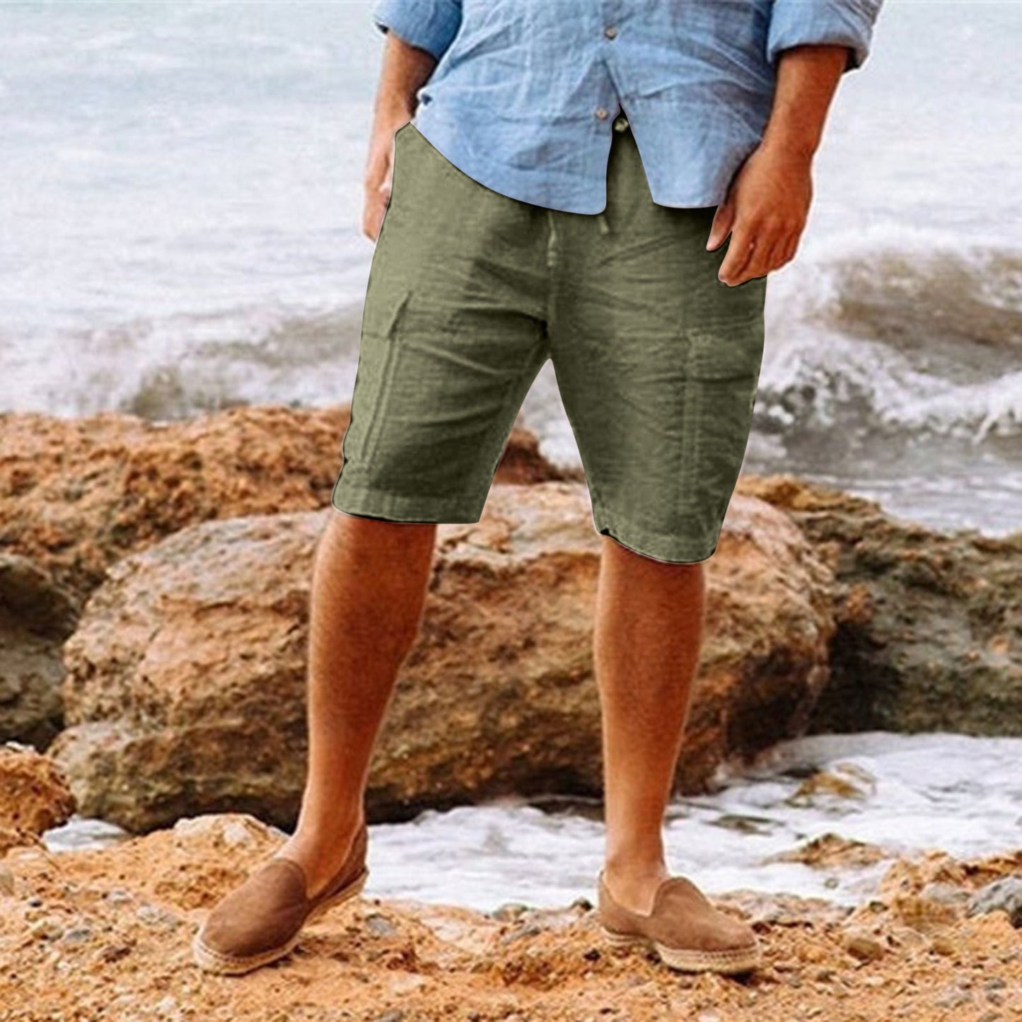 Summer- Hawaiian Cotton  Shorts