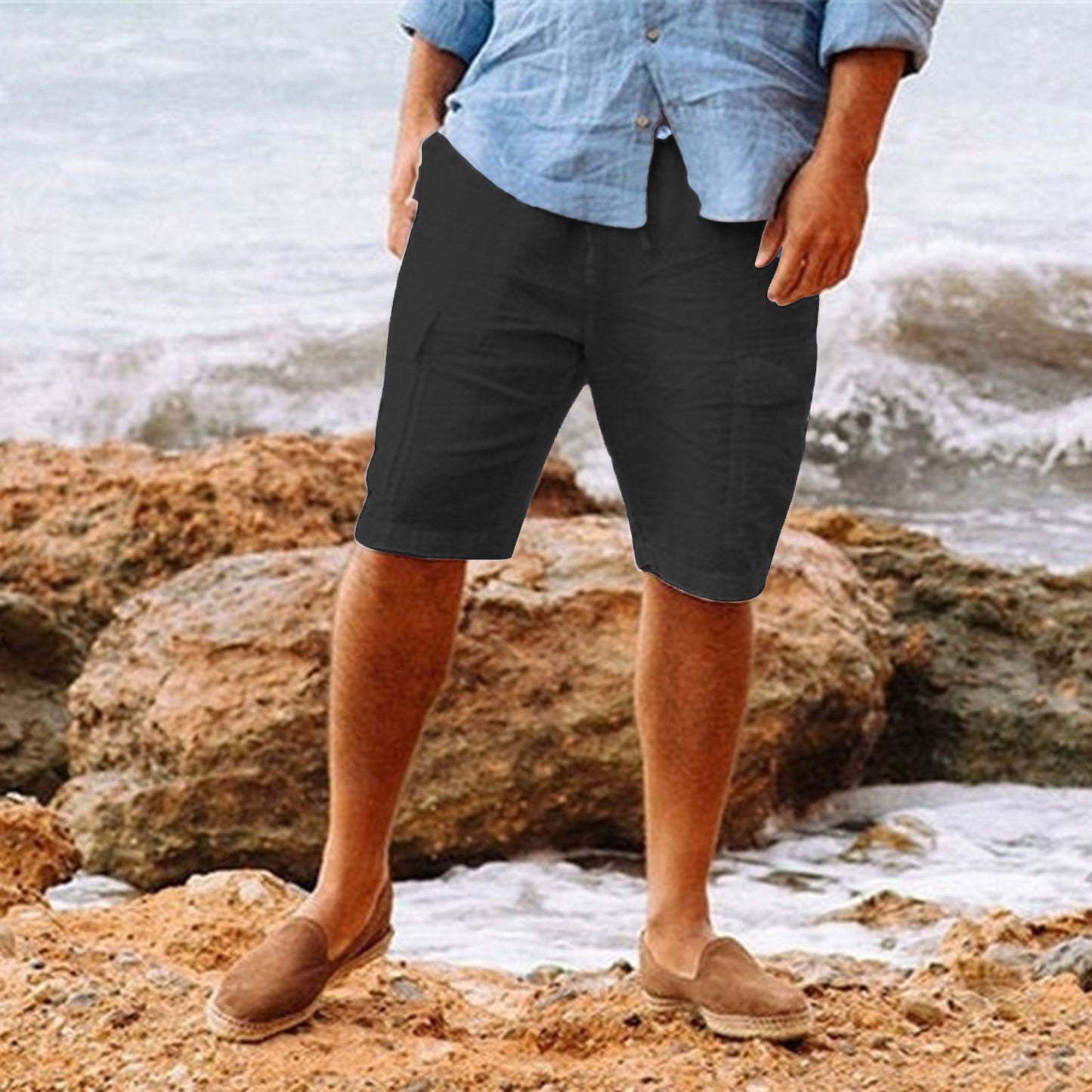 Summer- Hawaiian Cotton  Shorts