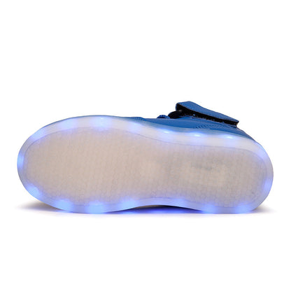 Children lighted Shoes Fluorescent Usb Charging Colorful