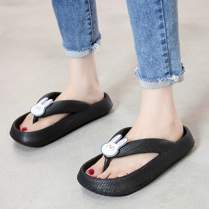 Slip-on Platform Bathroom Bath Non-slip Soft Home Slippers