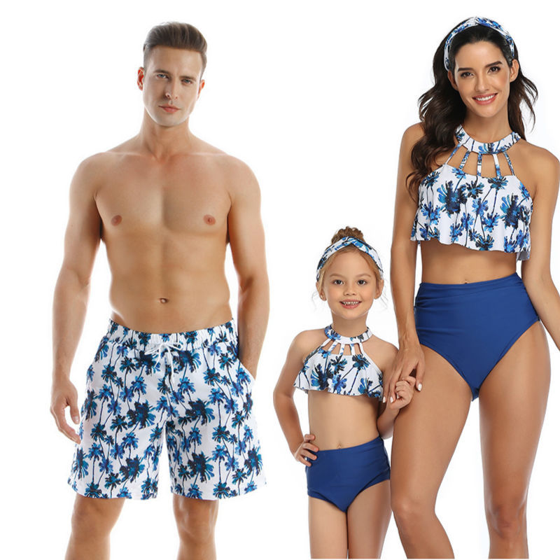 Parent-child Swimwear Beach Pants Men And Women Children's Swimwear